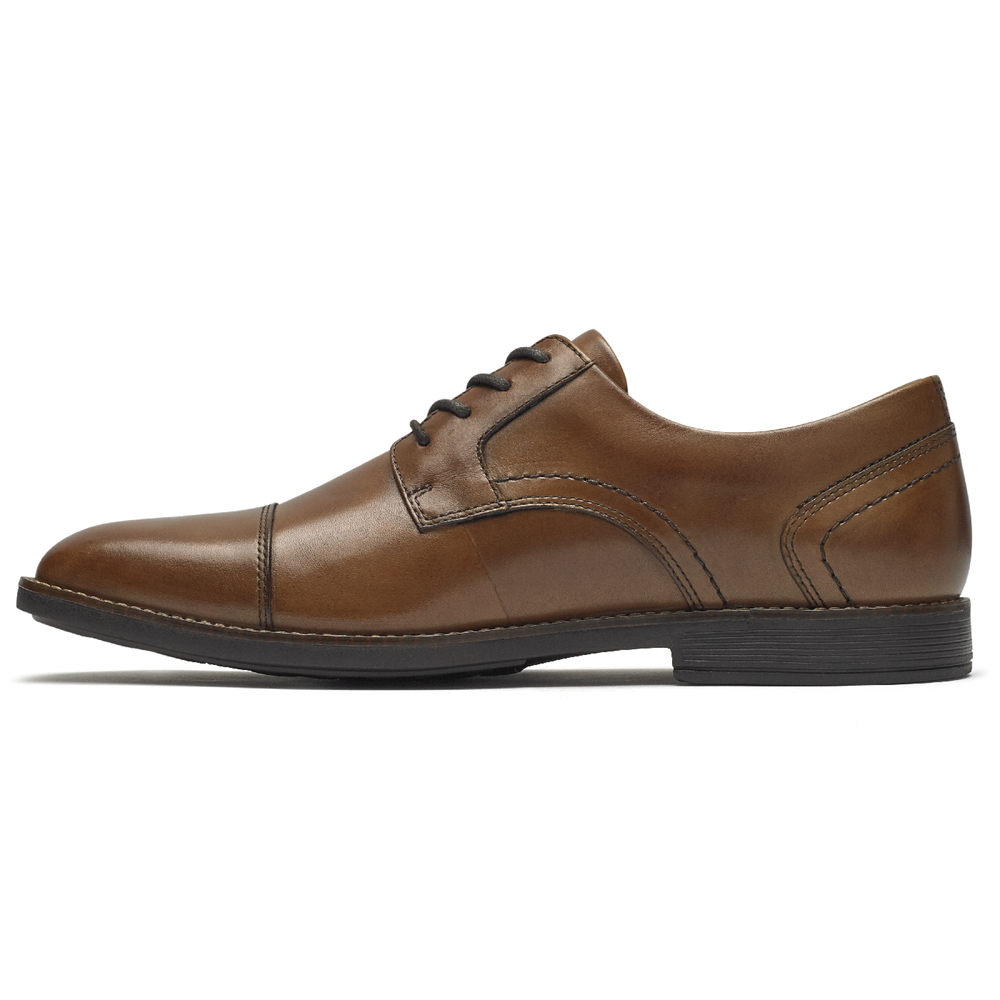 Rockport Mens Slayter Cap Toe Blucher - Oxfords Brown - ZVA267930